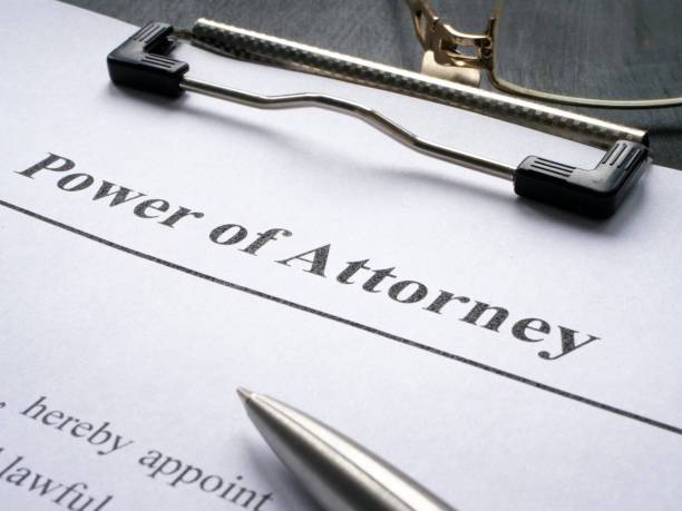 Power of Attorney document on a clipboard with pen, symbolizing legal preparation services near you