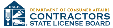 Contractors State License Board logo
