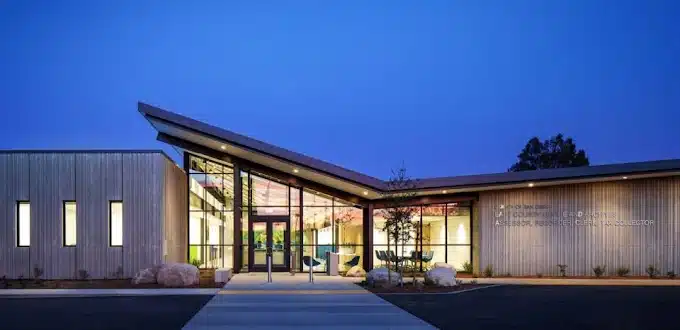 San Diego County Administration Center exterior at 1600 Pacific Highway where Jordan Z Marks serves as Assessor Recorder Clerk